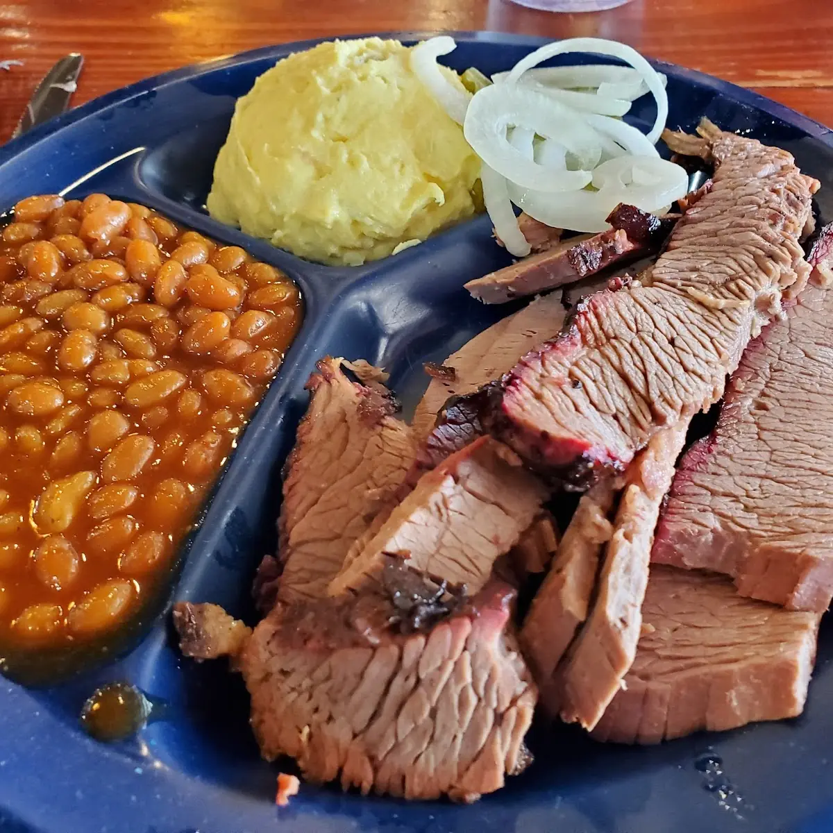 Sliced Beef Brisket Plate