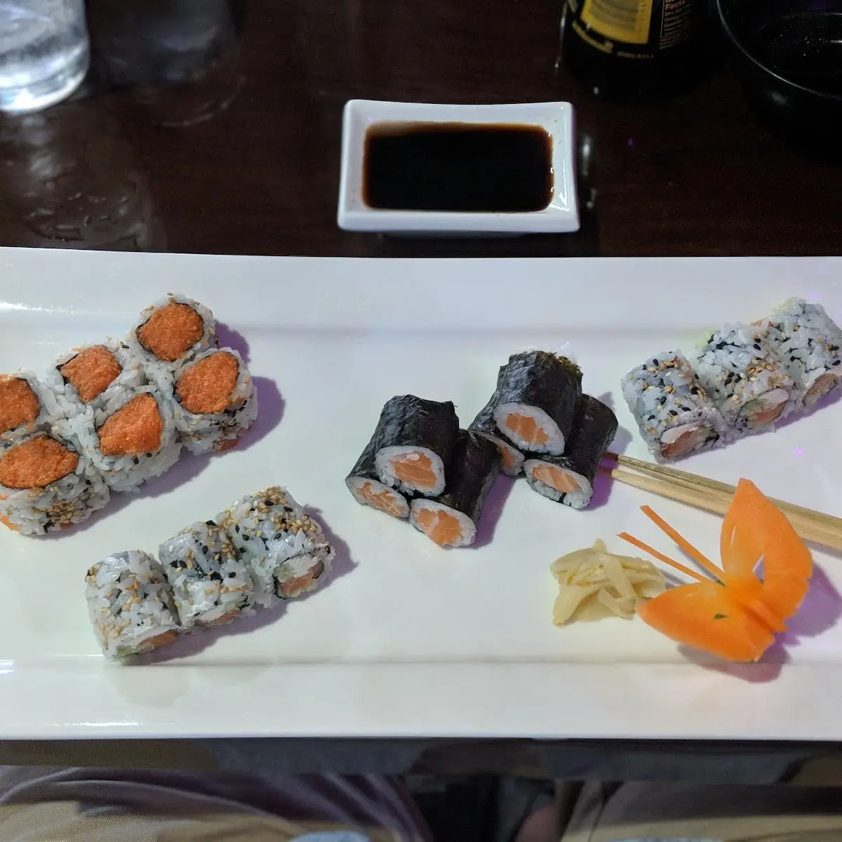Spicy Tuna Roll Salmon Roll Philadelphia Roll