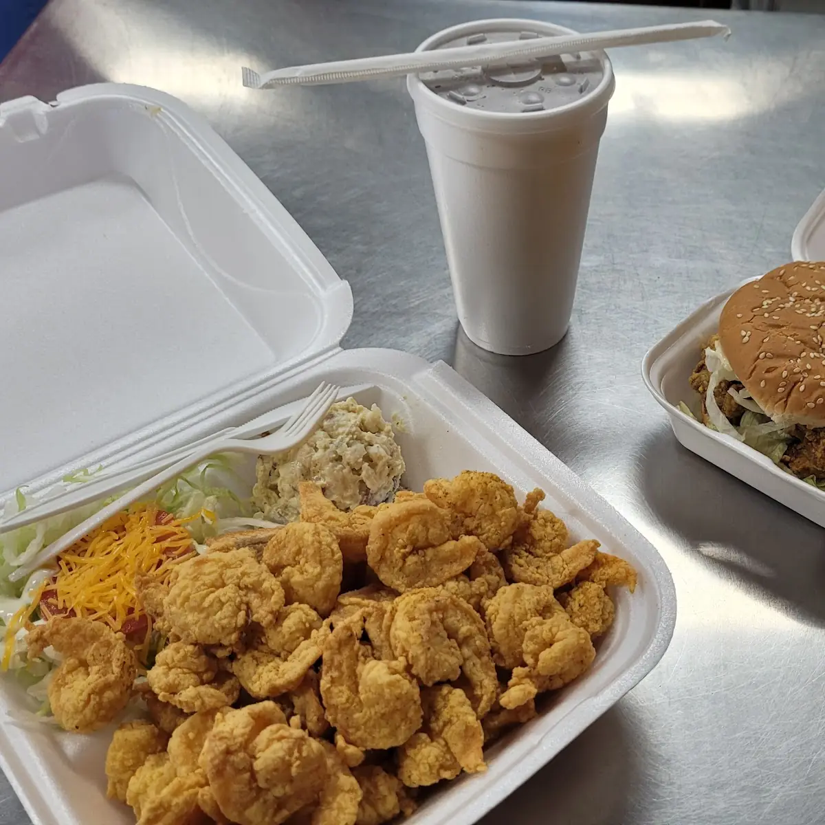 Fried Shrimp Platter