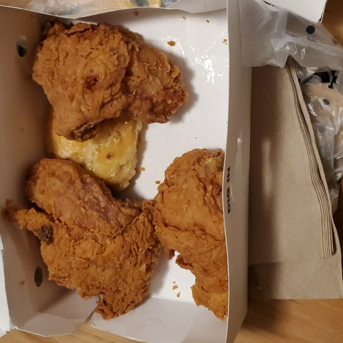 3 Piece Fried Chicken and Biscuit