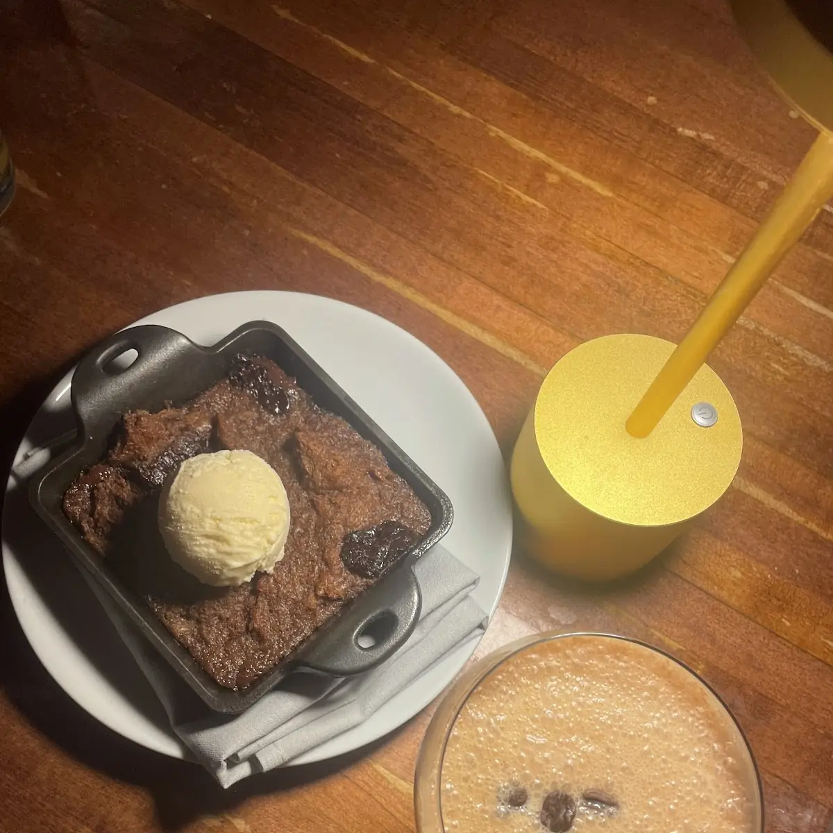 Smoked Chocolate Bread Pudding