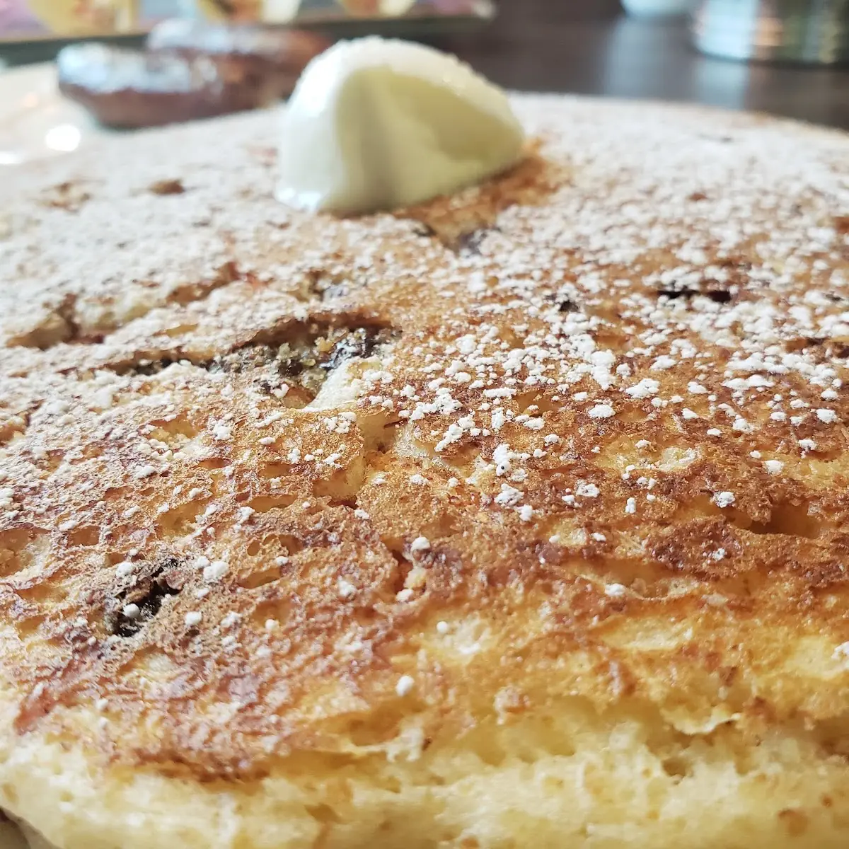 Cinnamon Chip Pancake Breakfast