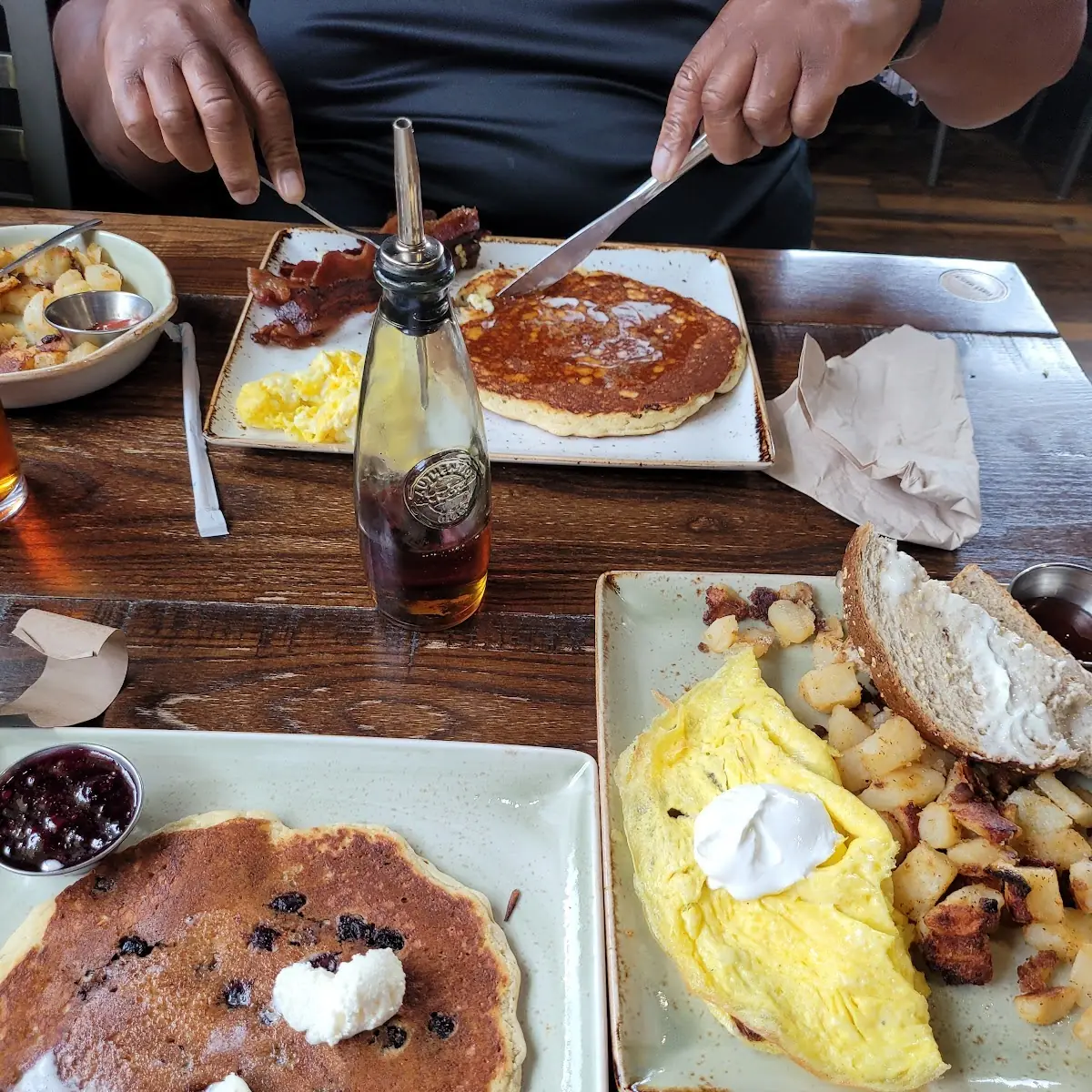 Traditional Breakfast Add 1 Pancake Special