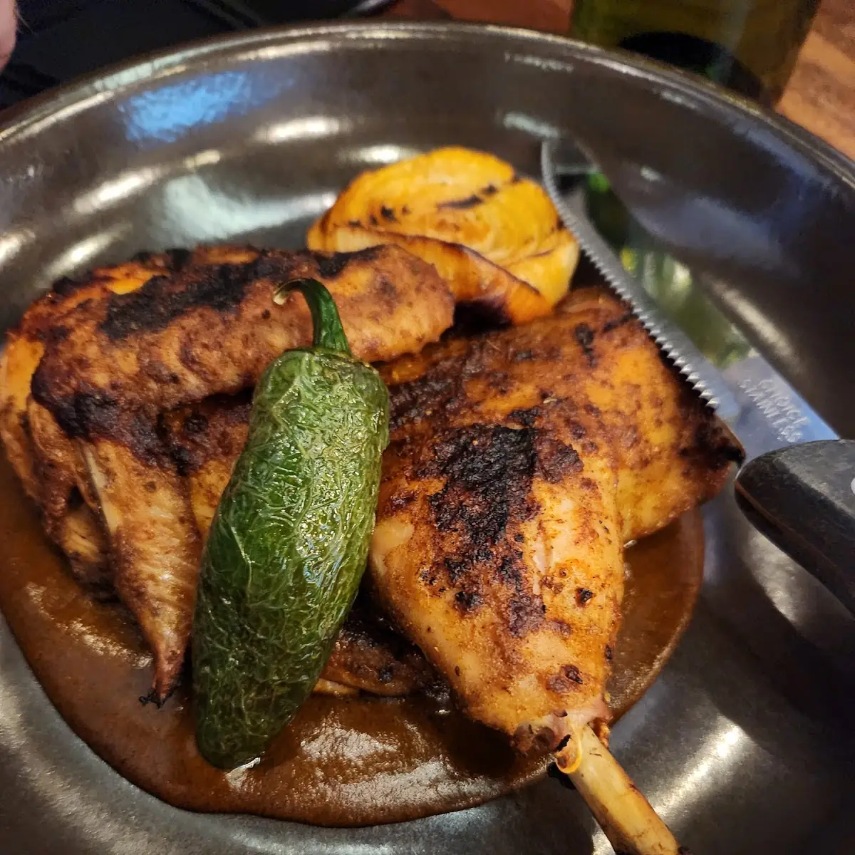 Pasilla Adobo Roasted Chicken