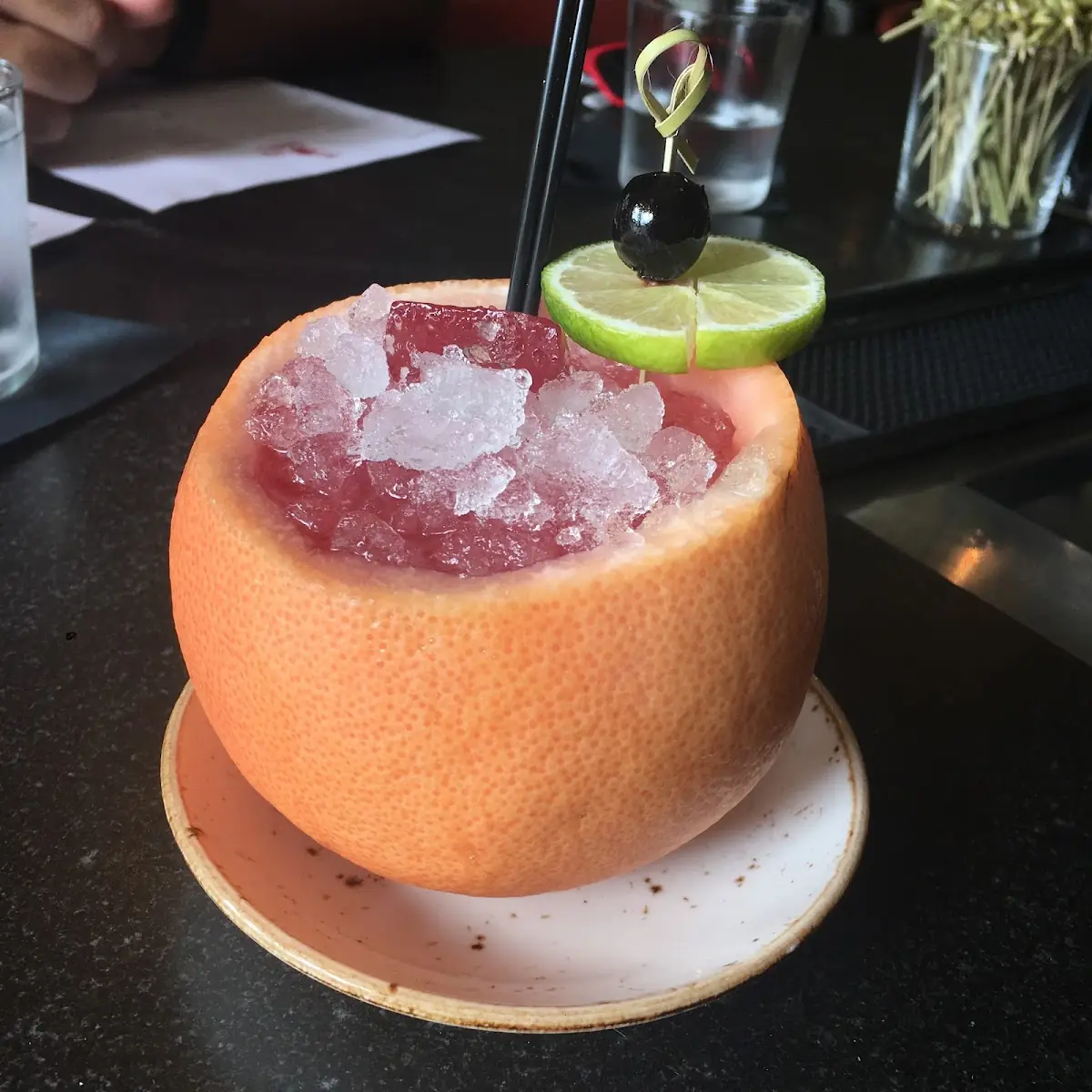 The Gin Tonic in a Grapefruit