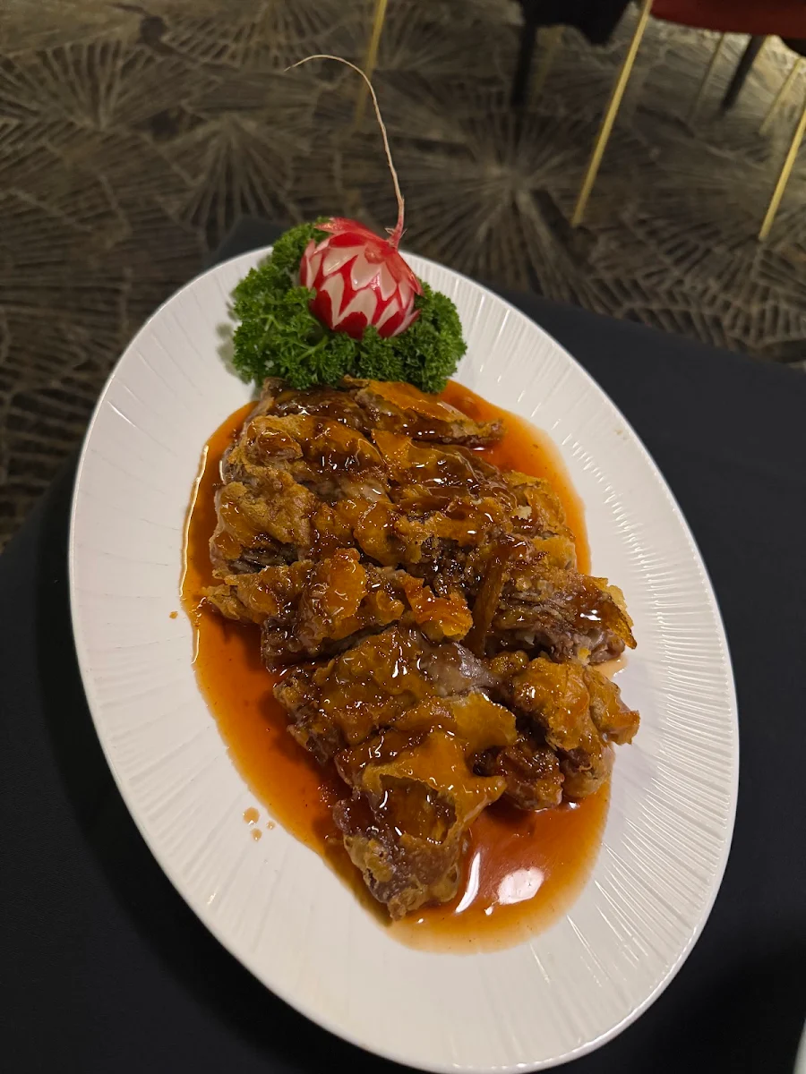 Fried Duck w Plum Sauce, Lantern On the Quay