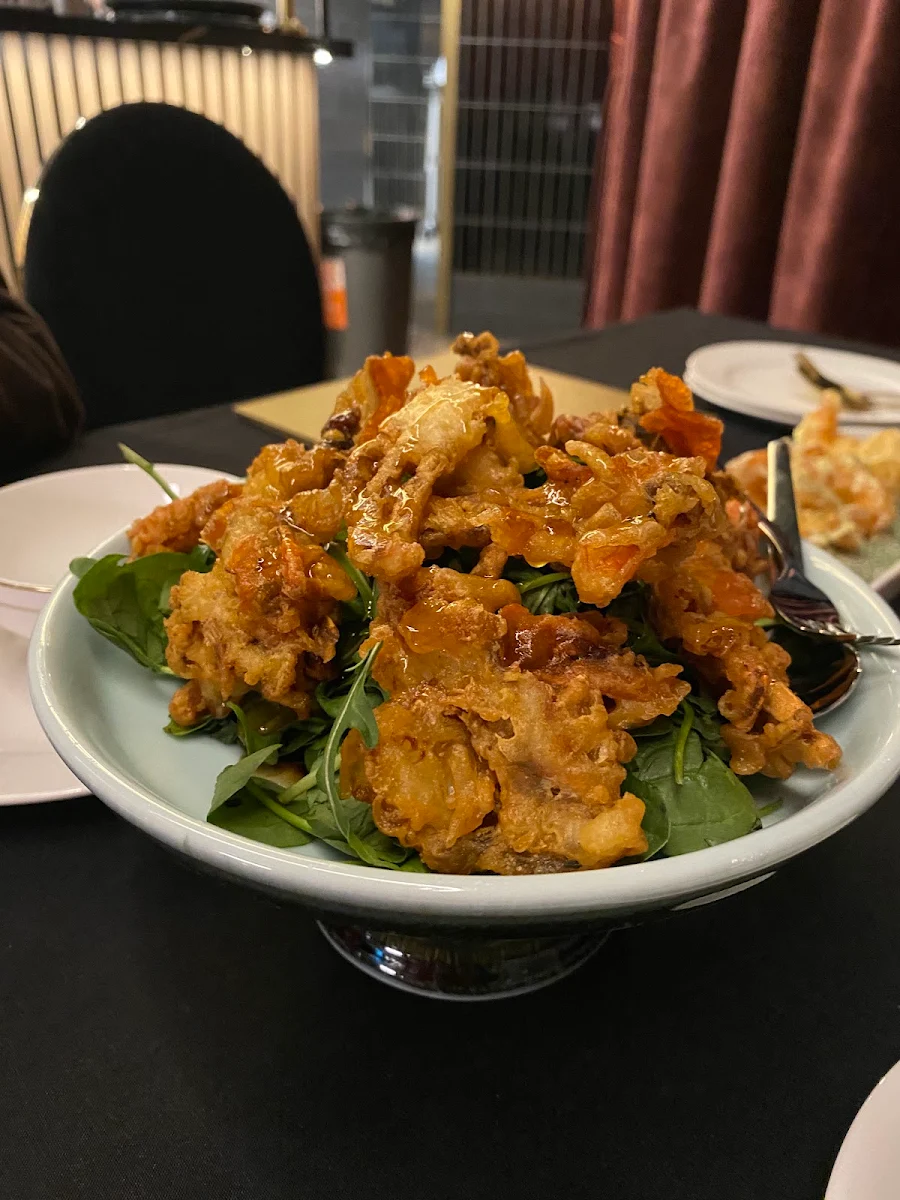 Soft Shell Crab Tossed in Plum Sauce, Lantern On the Quay