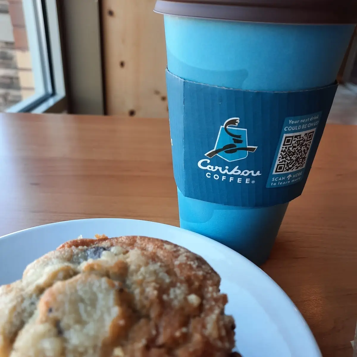 Turtle Mocha and Blueberry Muffin