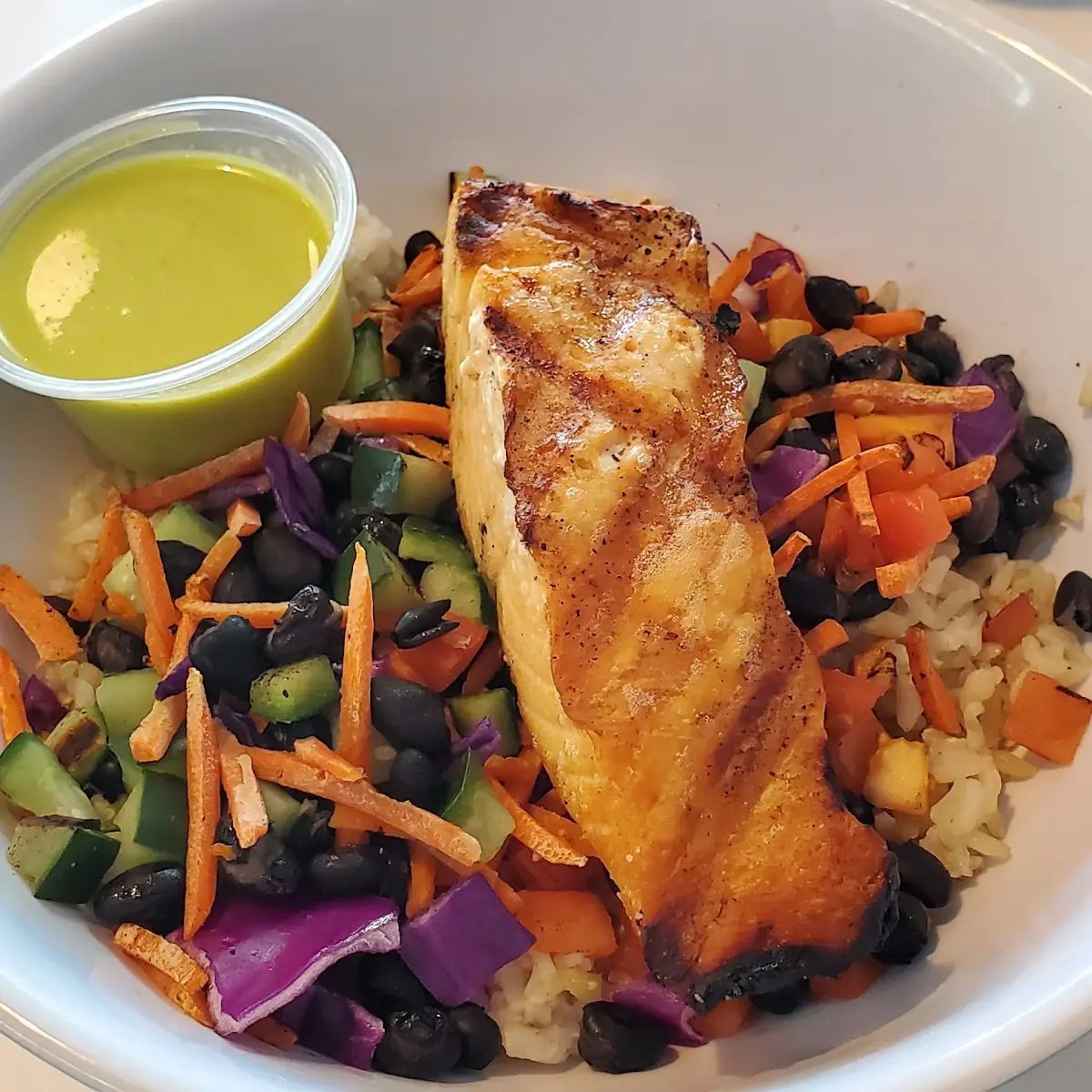Salmon and Rice Bowl