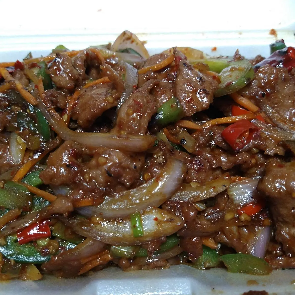 Extra Spicy Mongolian Beef