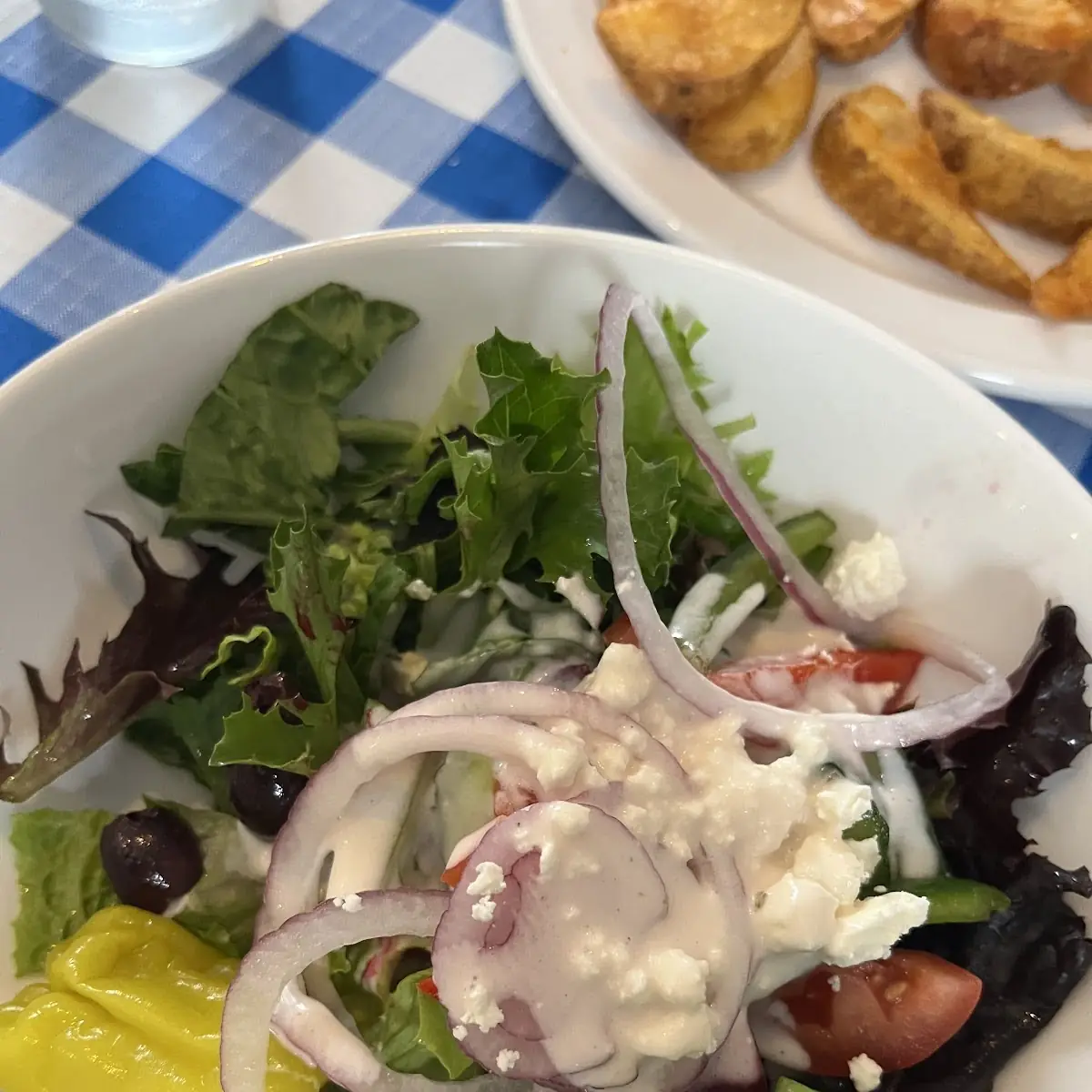 Side Salad with Greek Dressing