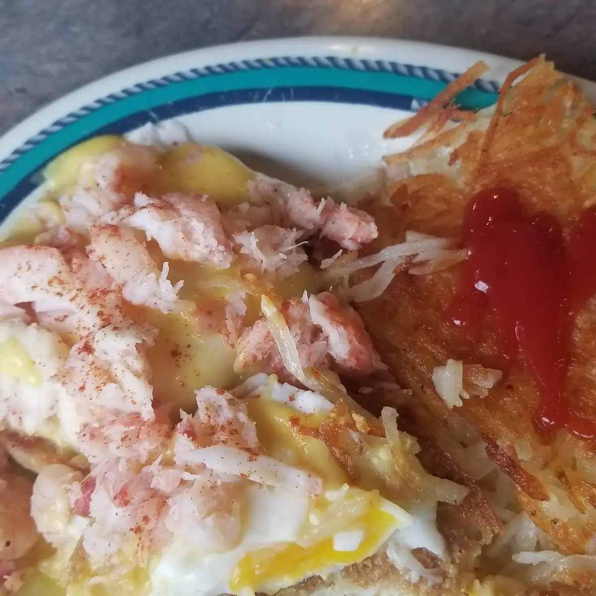 Seafood Eggs Benedict