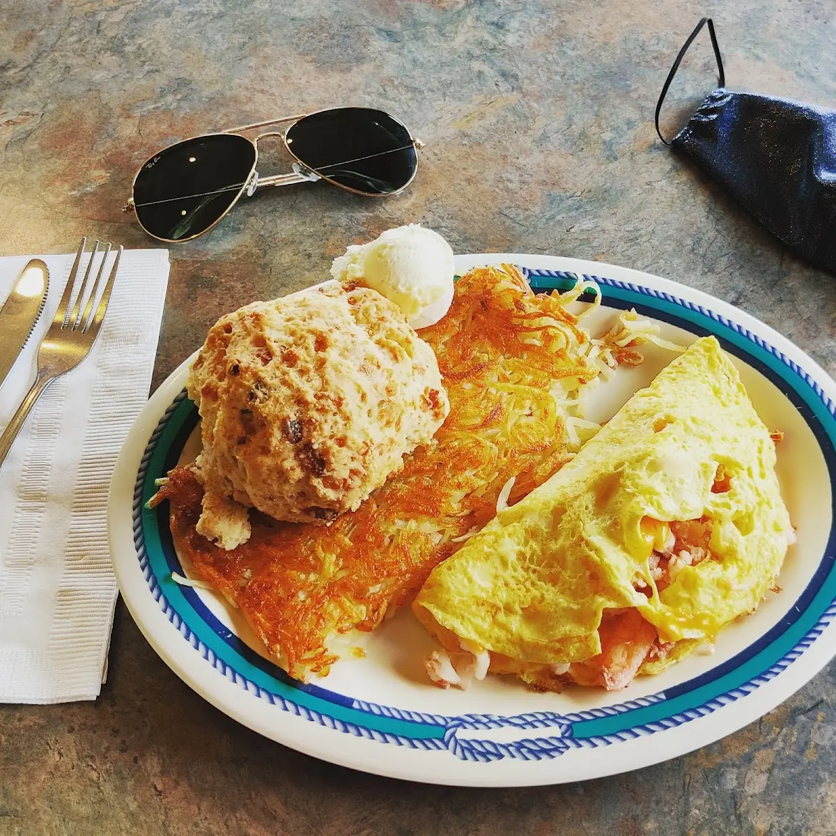 Seafood Omelette