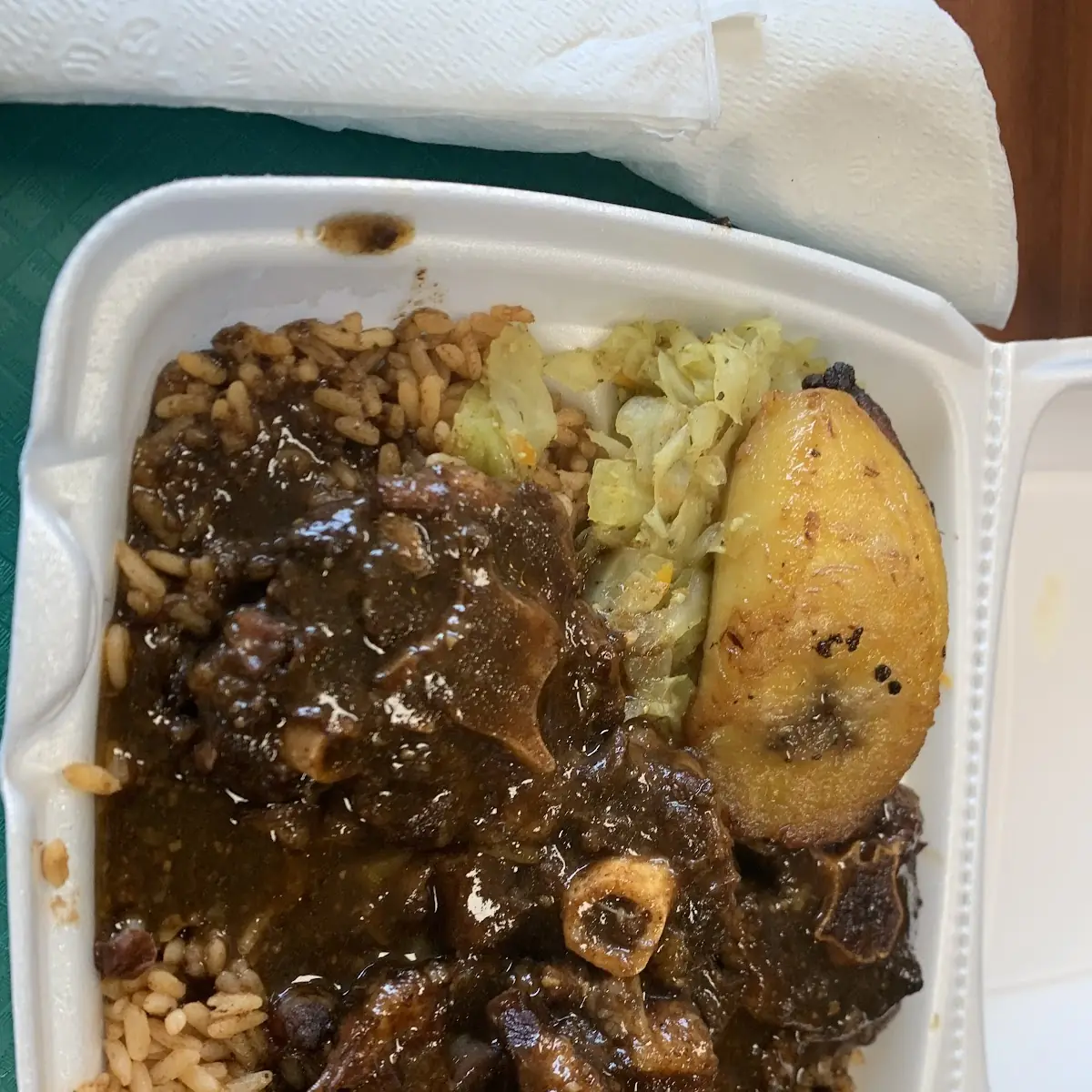 Oxtail and Jerk Chicken