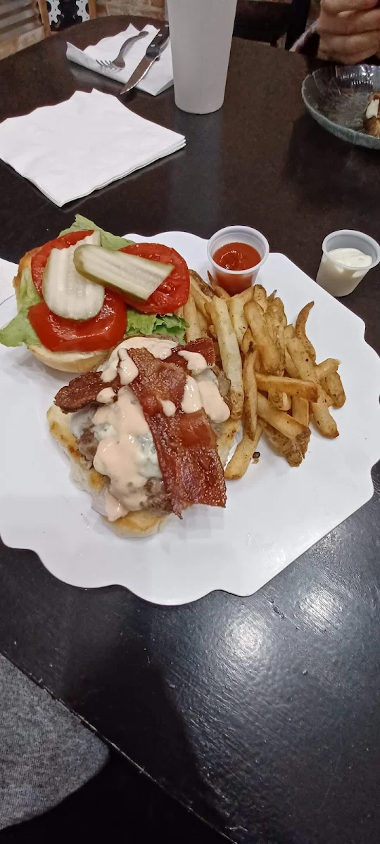Buffalo Blue Cheese Burger
