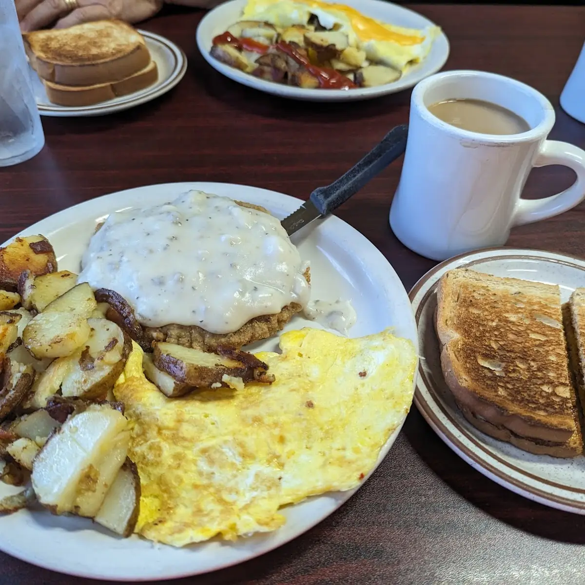 Chicken Fried Steak and Eggs