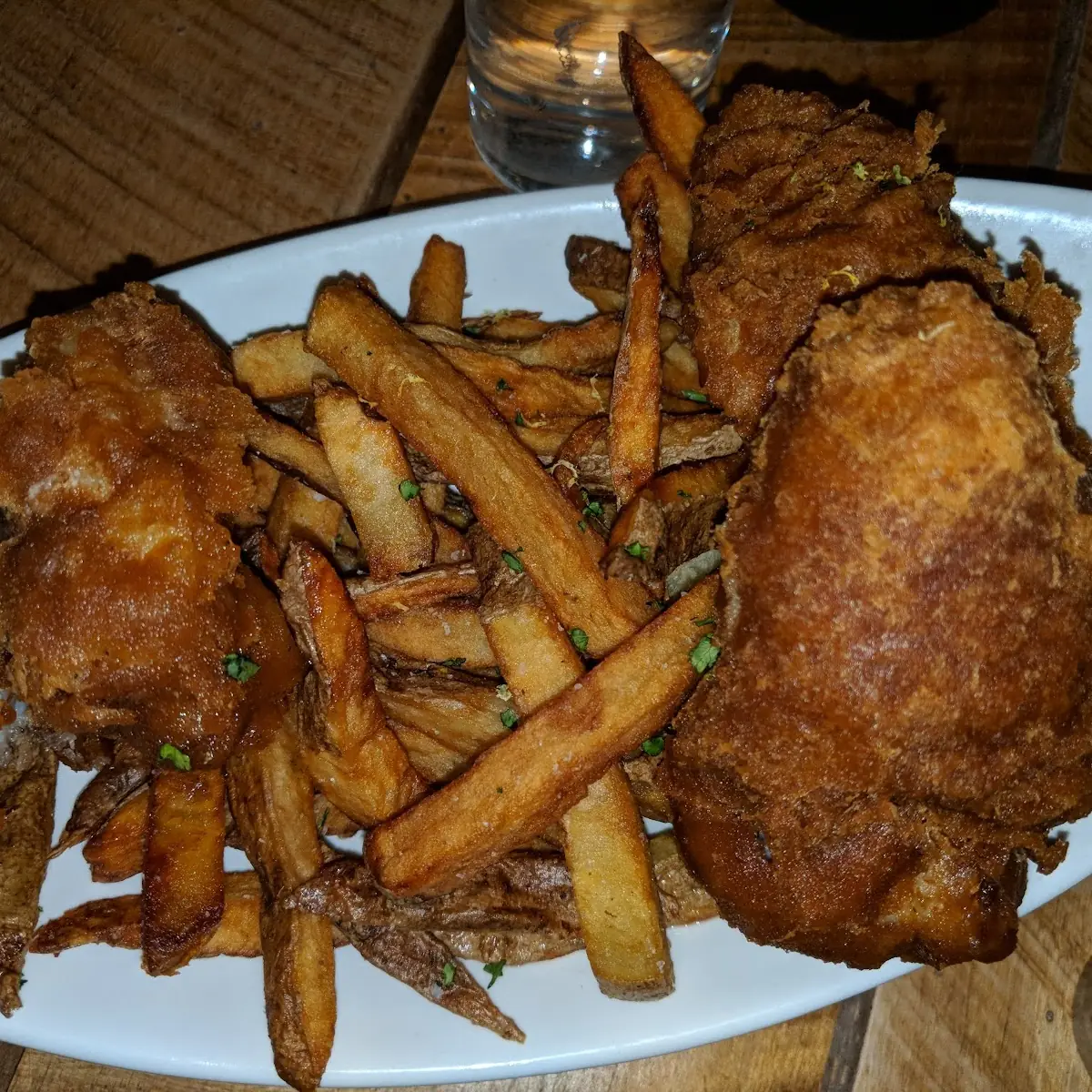 Lake Michigan Perch Fish and Chips