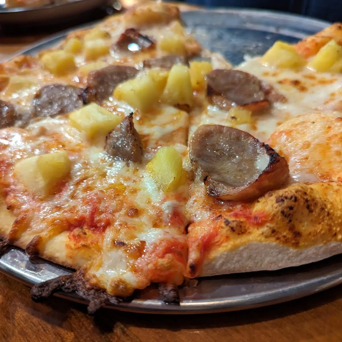 Pineapple and Sausage Pizza