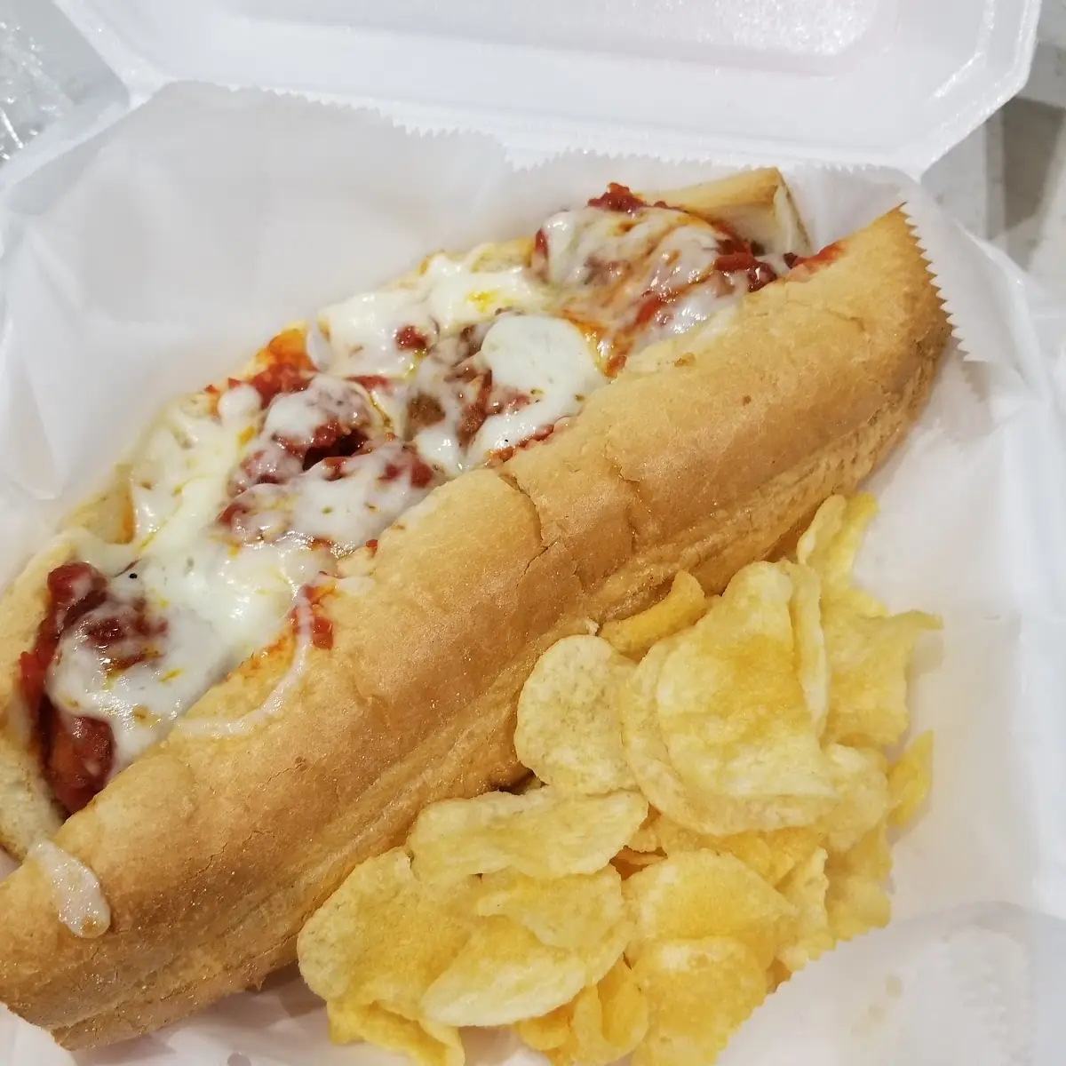 Meatball Parmigiana Sub