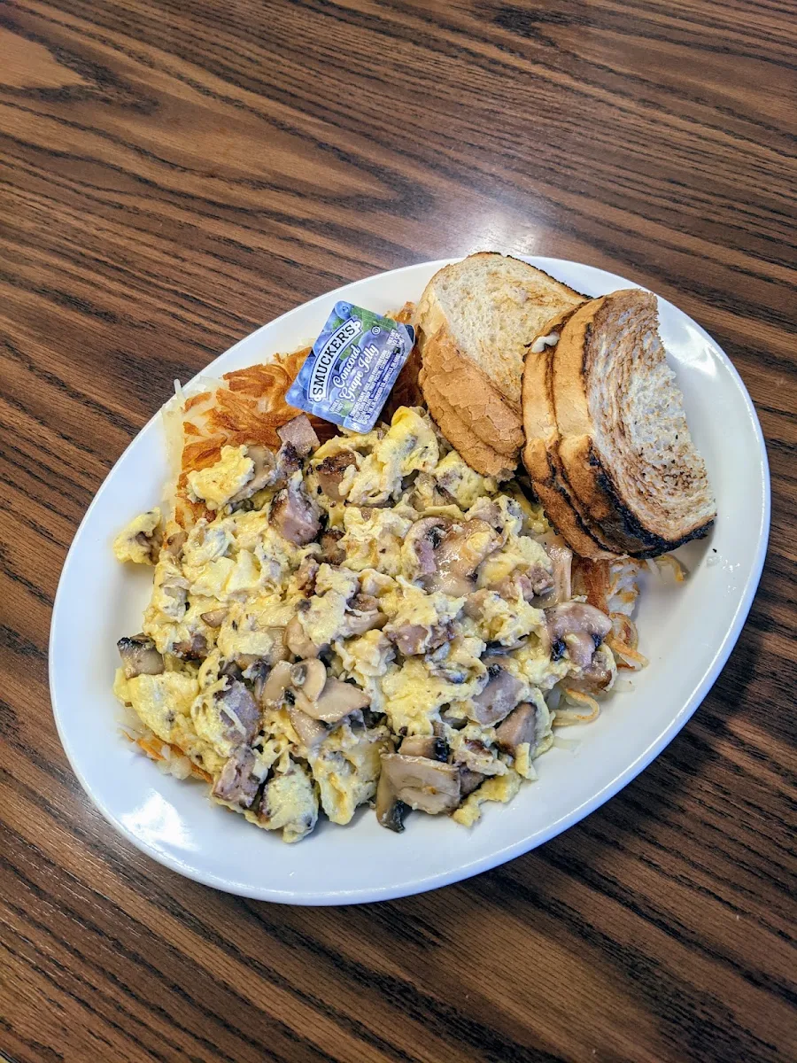 Minced Ham and Scrambled Eggs