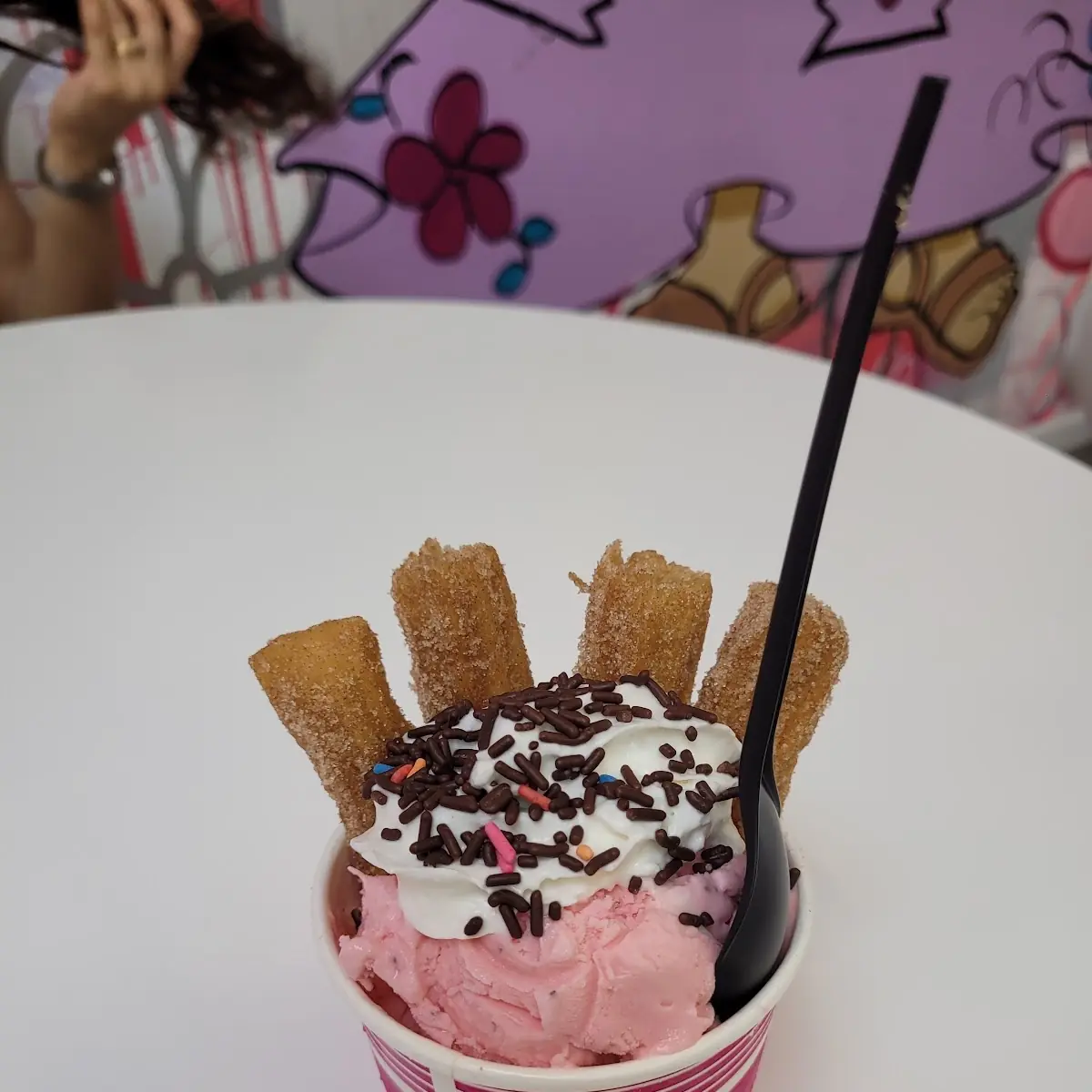 Churro Sundae