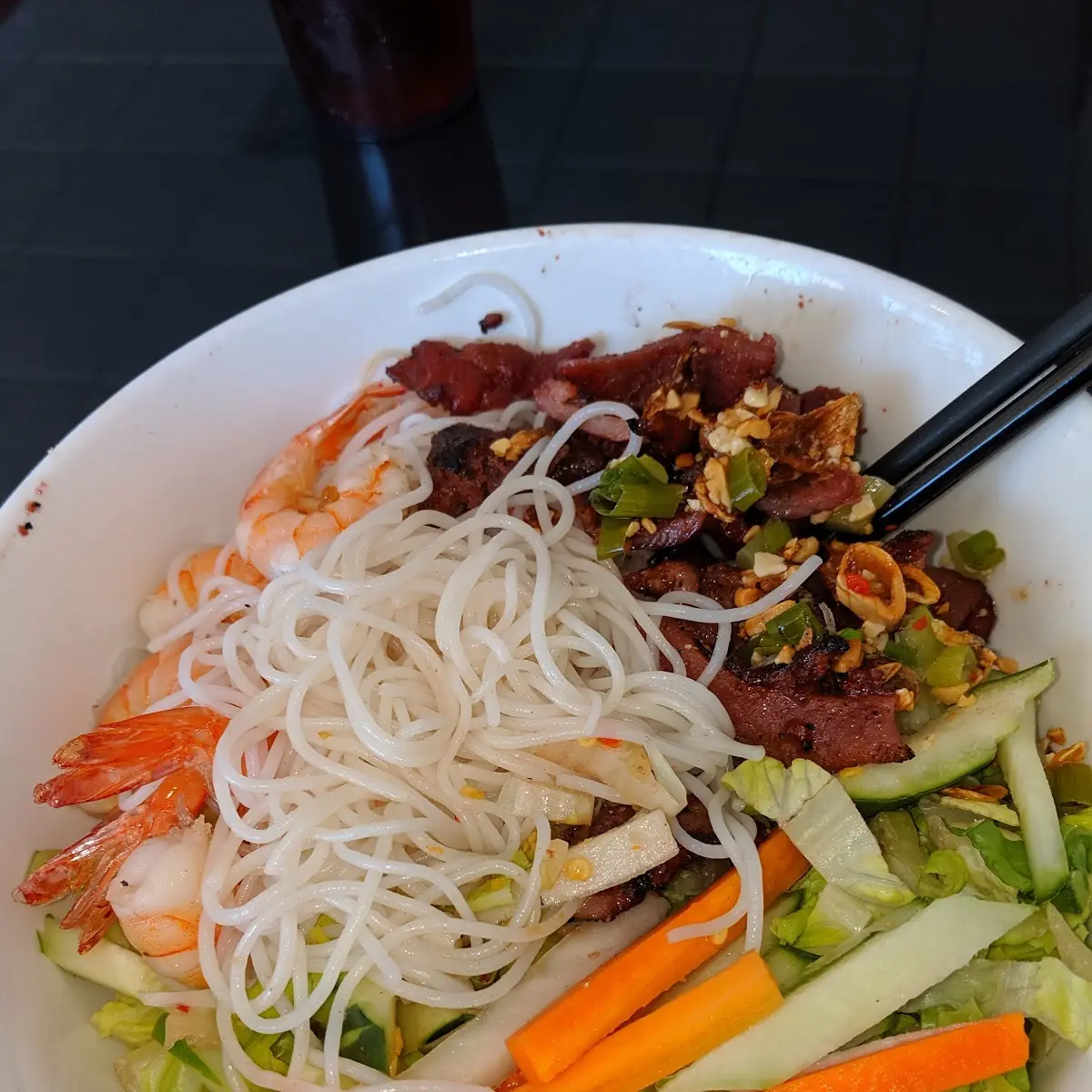 Charbroiled Pork with Fine Rice Vermicelli