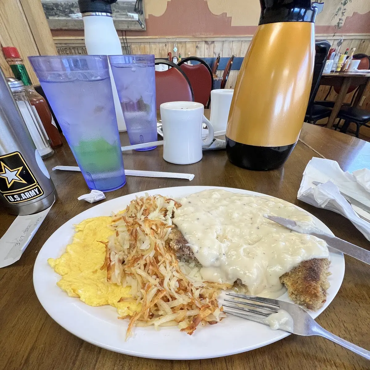 With Smothered Hash Browns
