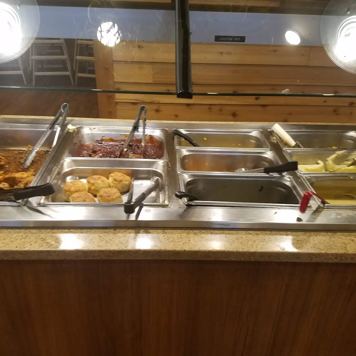 Fried Chicken BBQ and Fixings Buffet