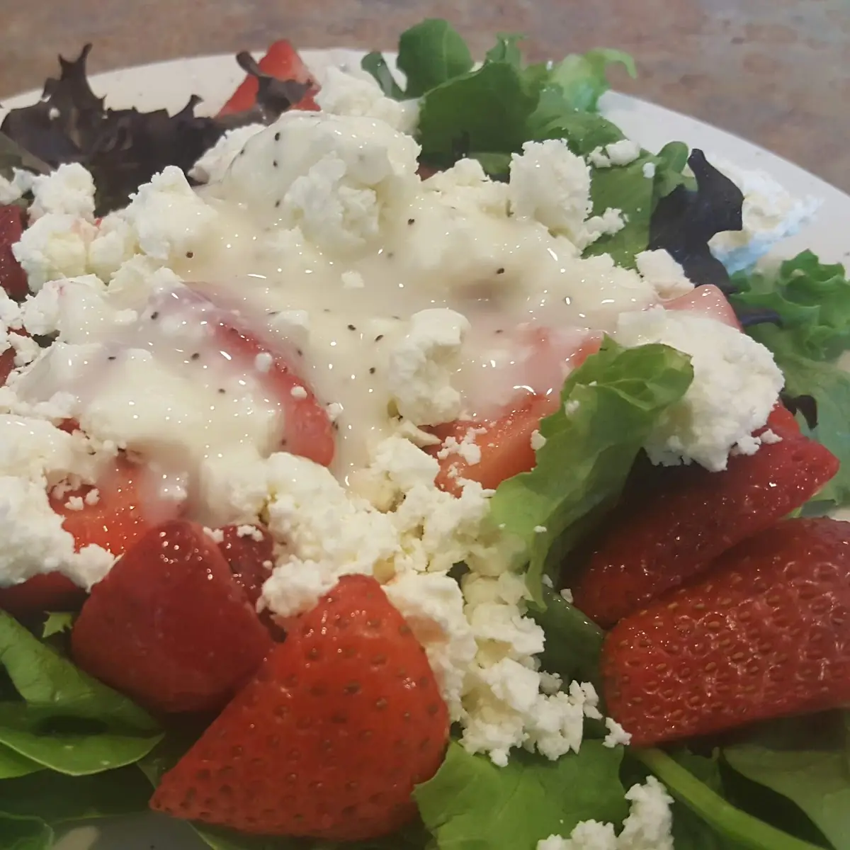 Strawberry Spinach Salad with Poppy Seed Dressing