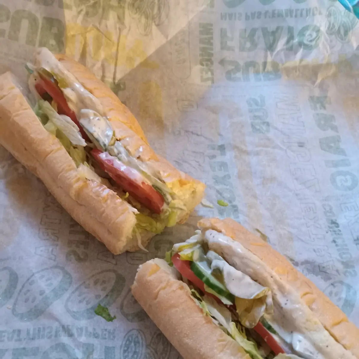 Roasted Chicken Sub, Subway