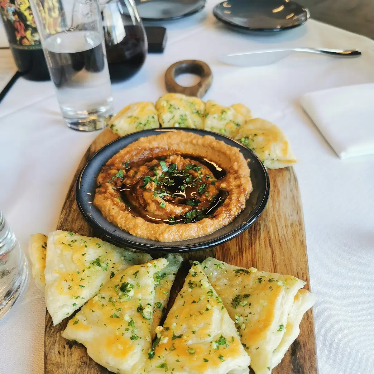 Naan & Hummus Platter