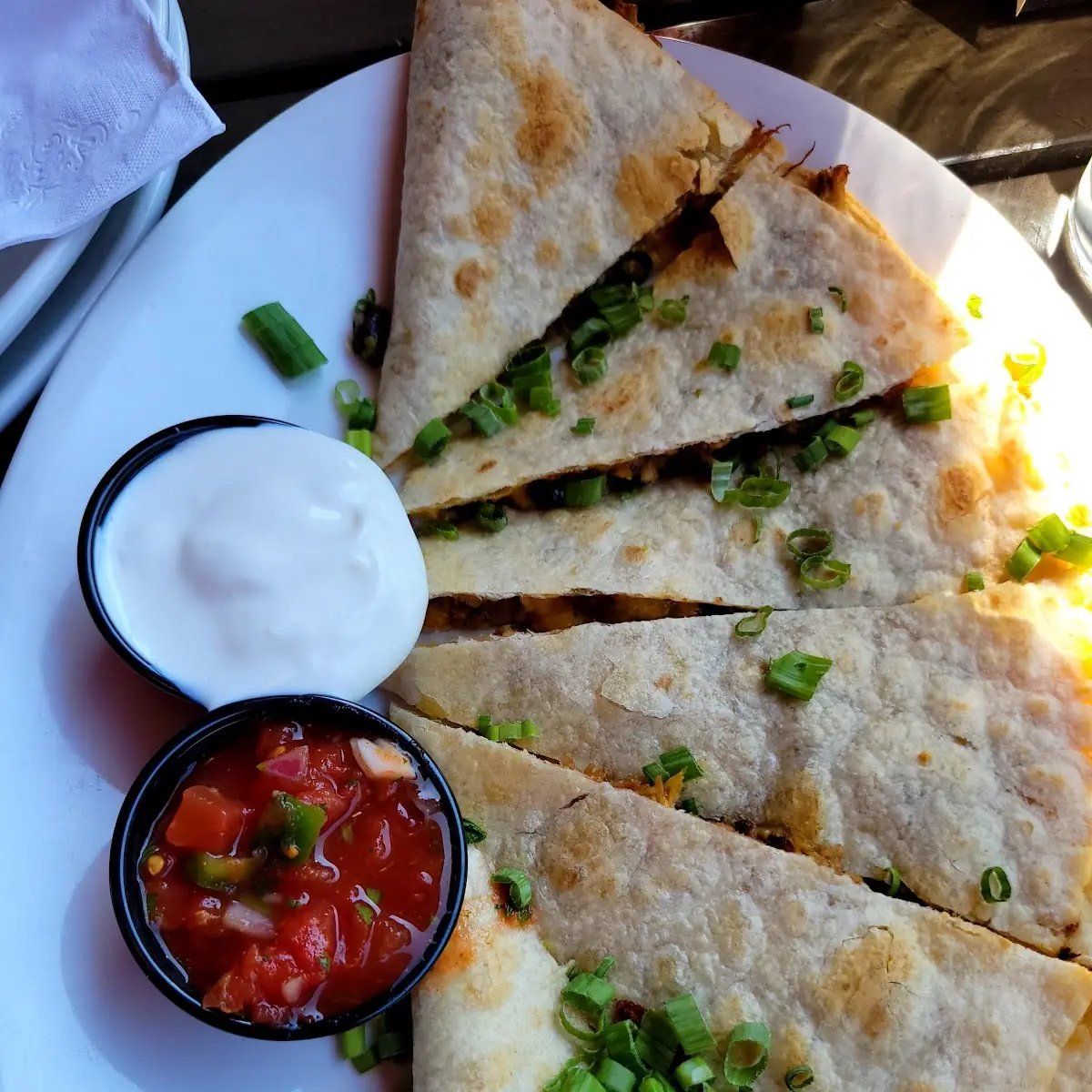 Green Chile Quesadilla