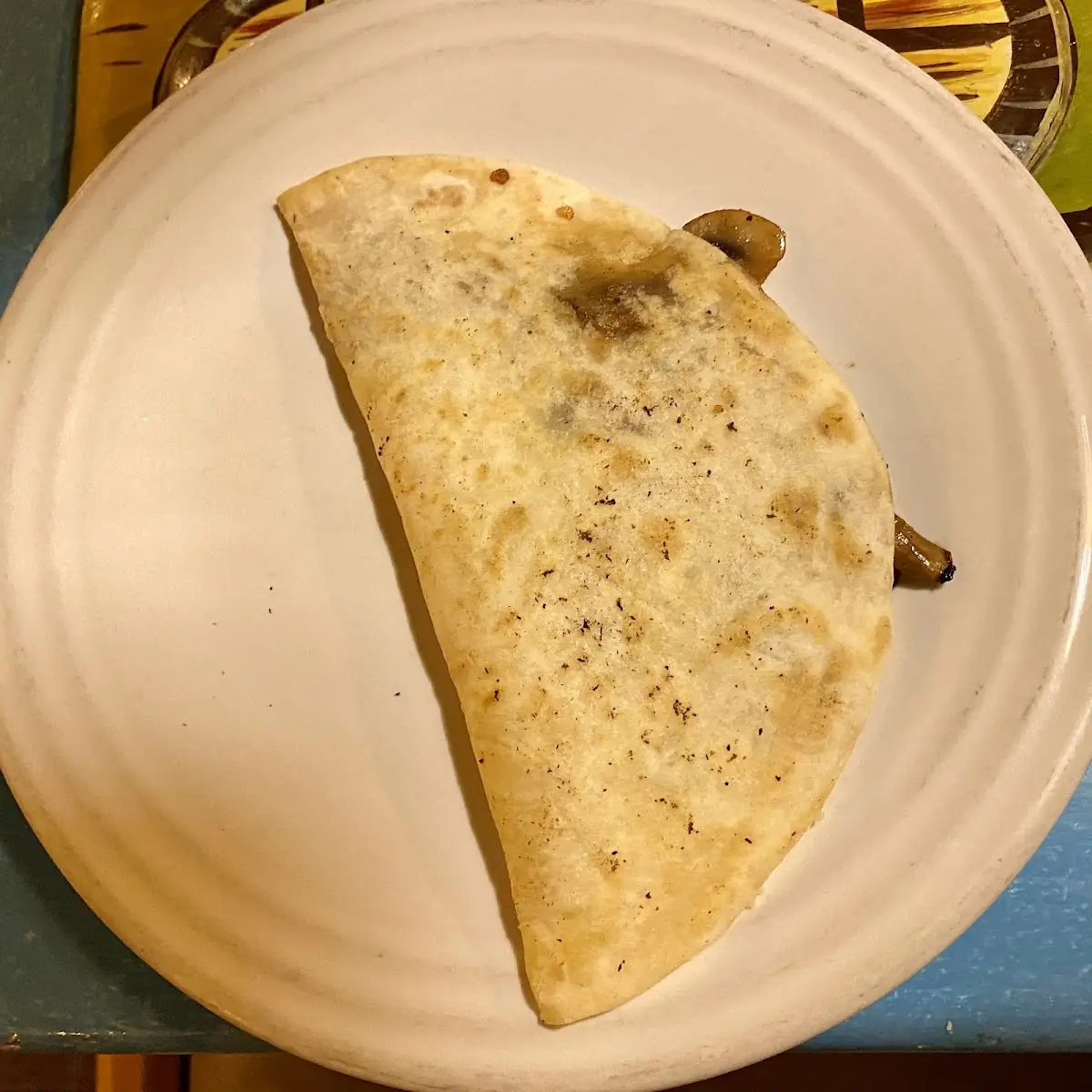 Mushroom Quesadilla