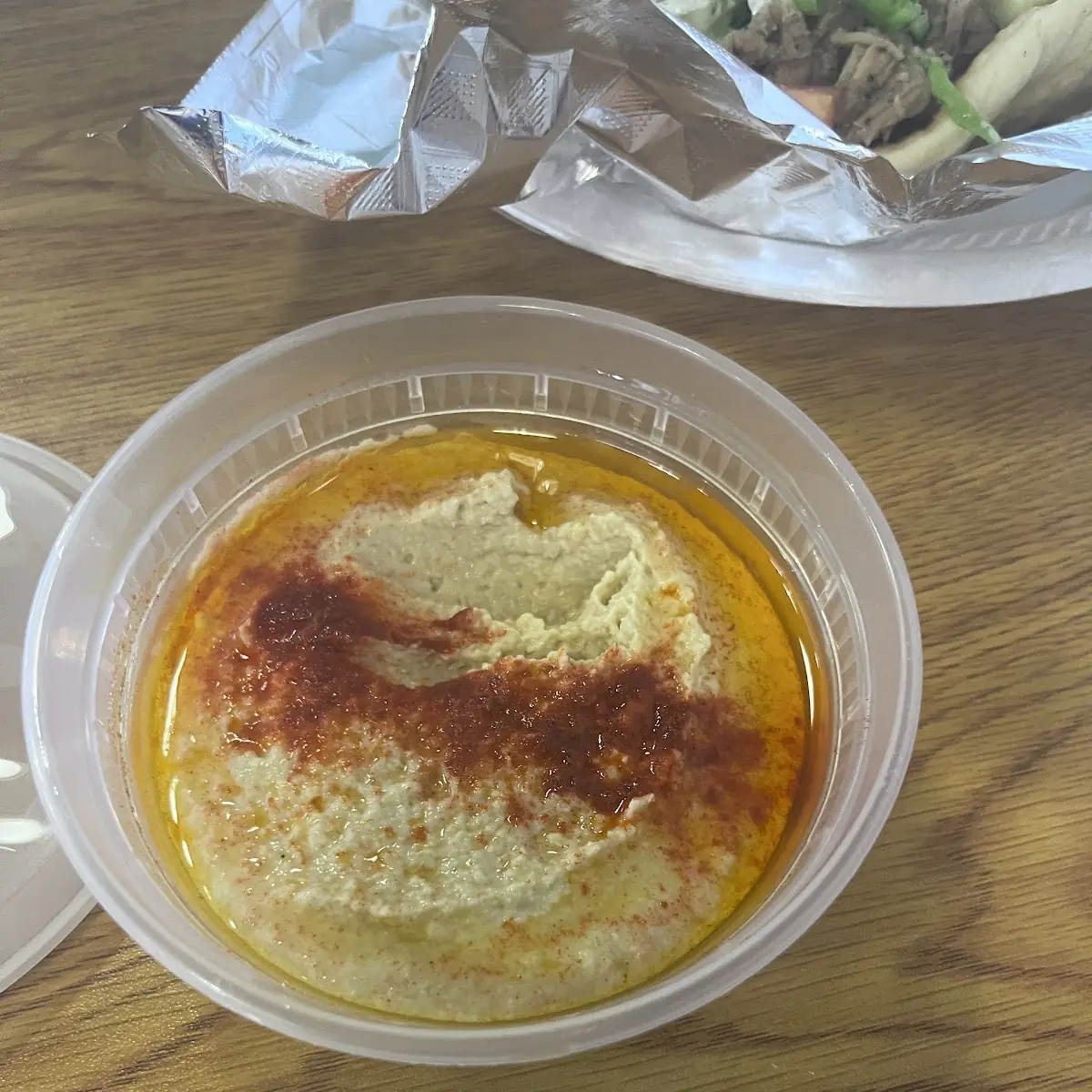 Hummus Includes One Pita