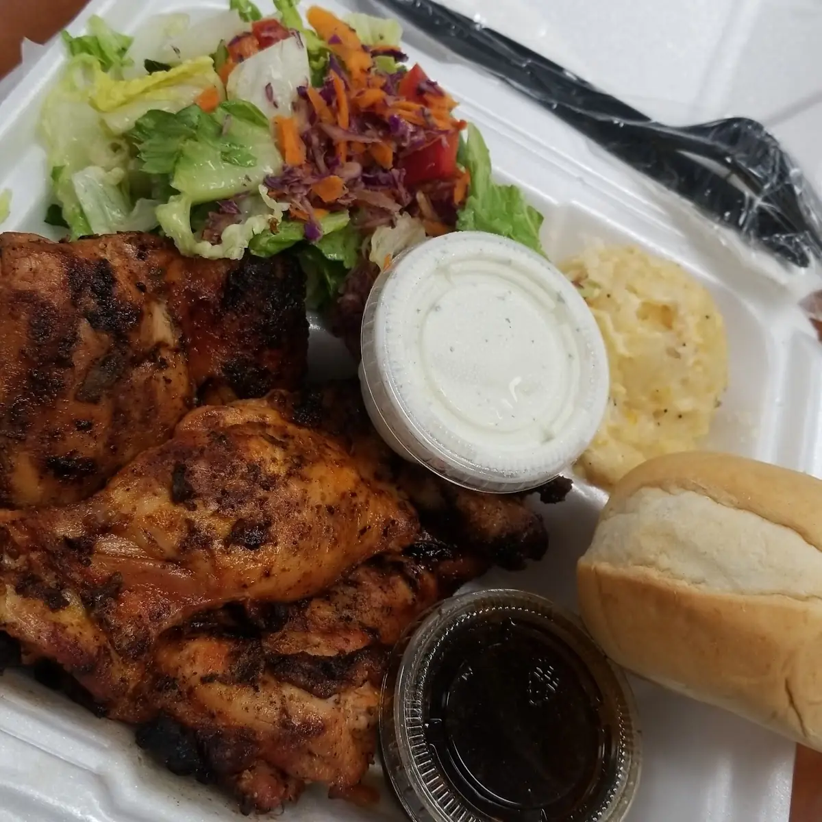 Grilled Chicken Breast Lunch