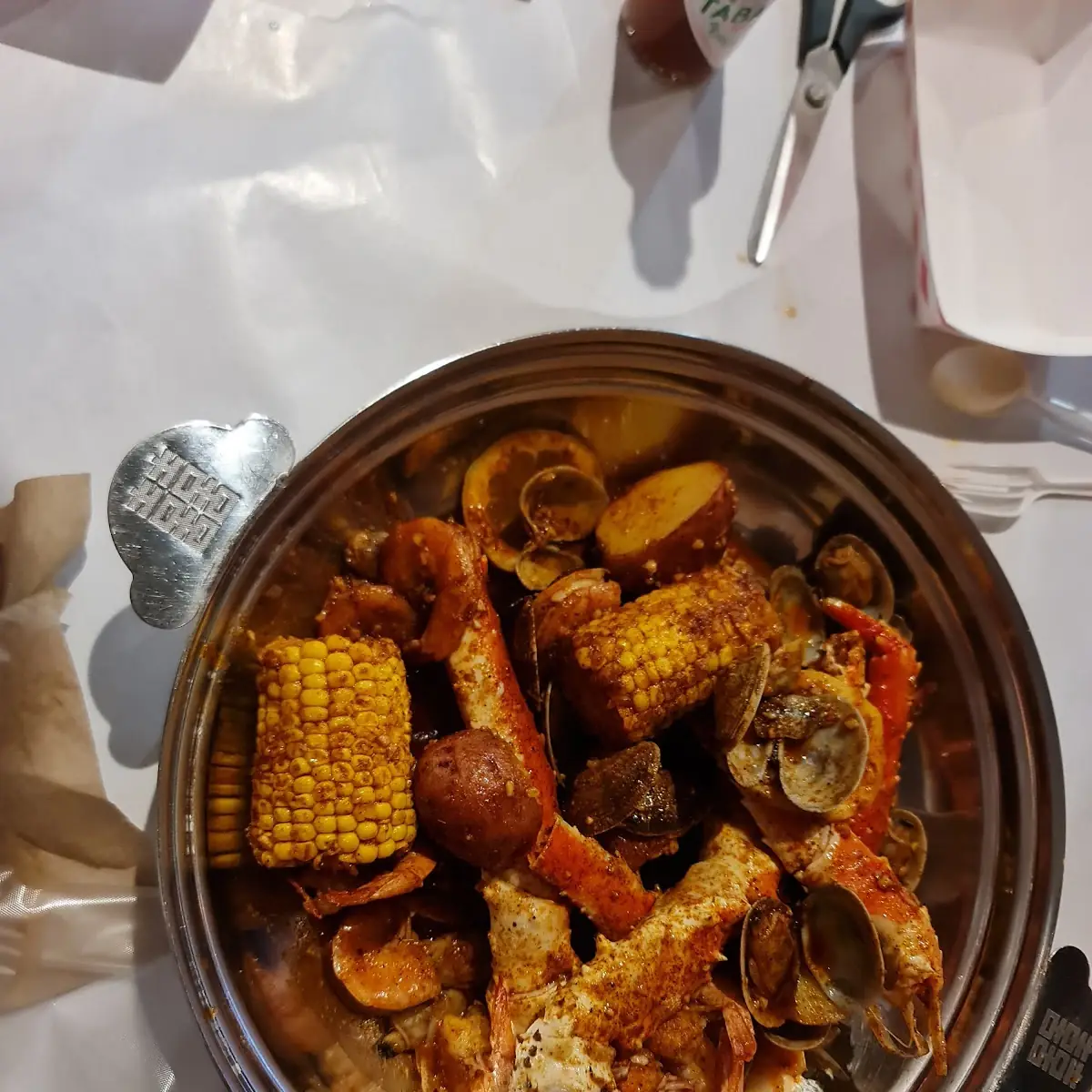 Seafood Boil with Crab Legs