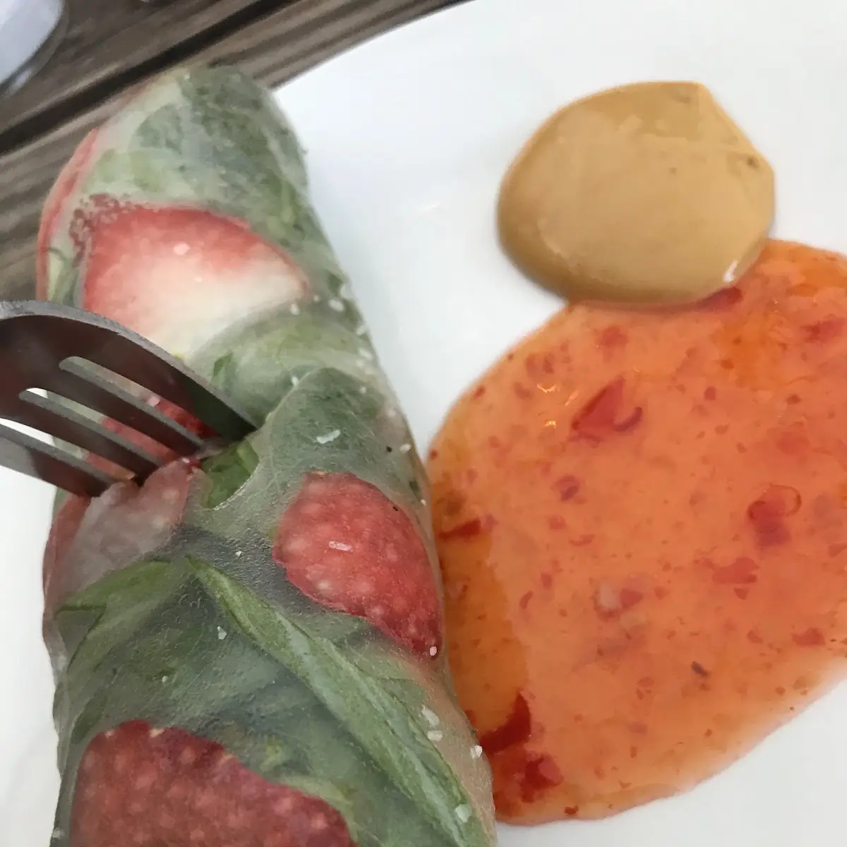 Strawberry Spring Rolls