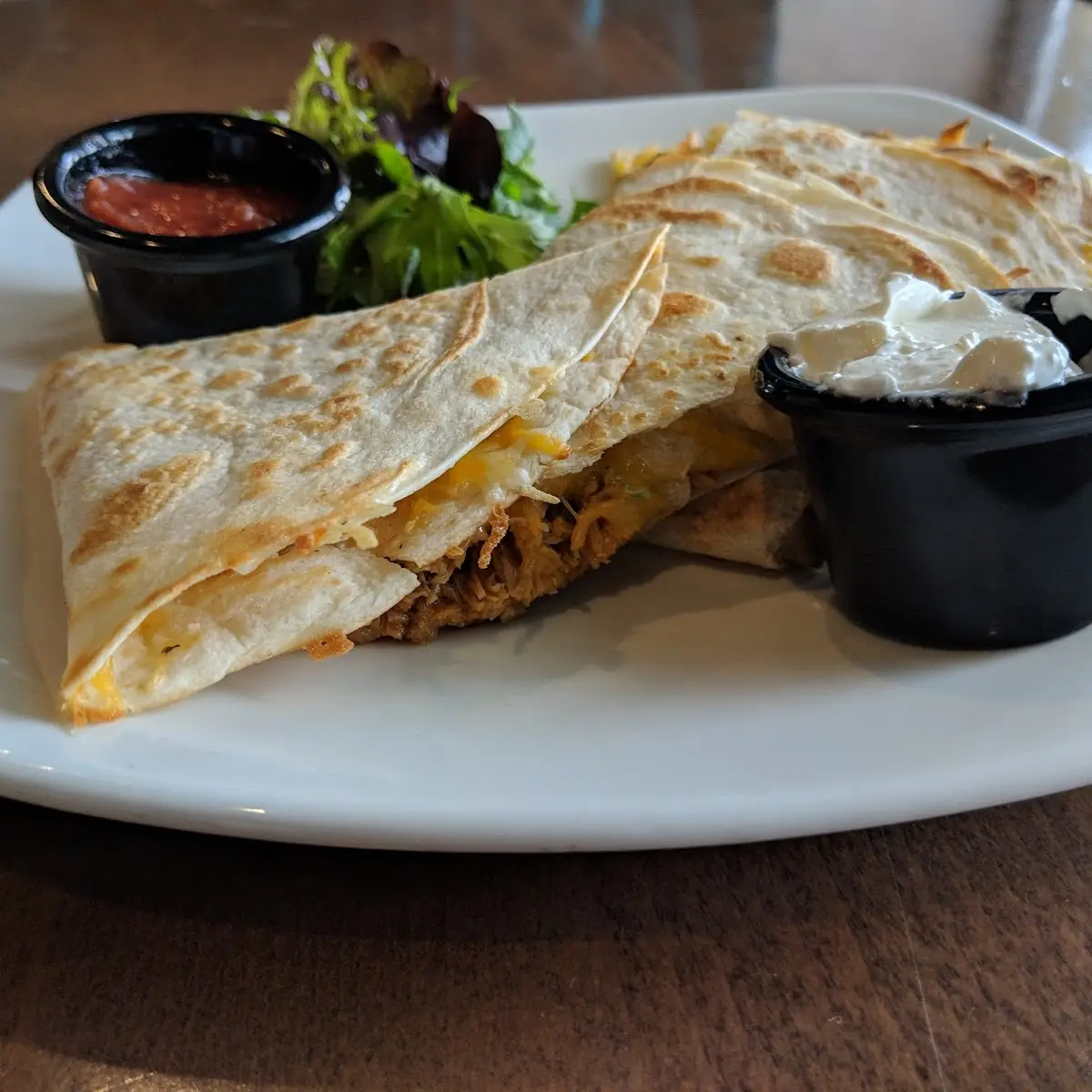 Chicken Machaca Quesadilla