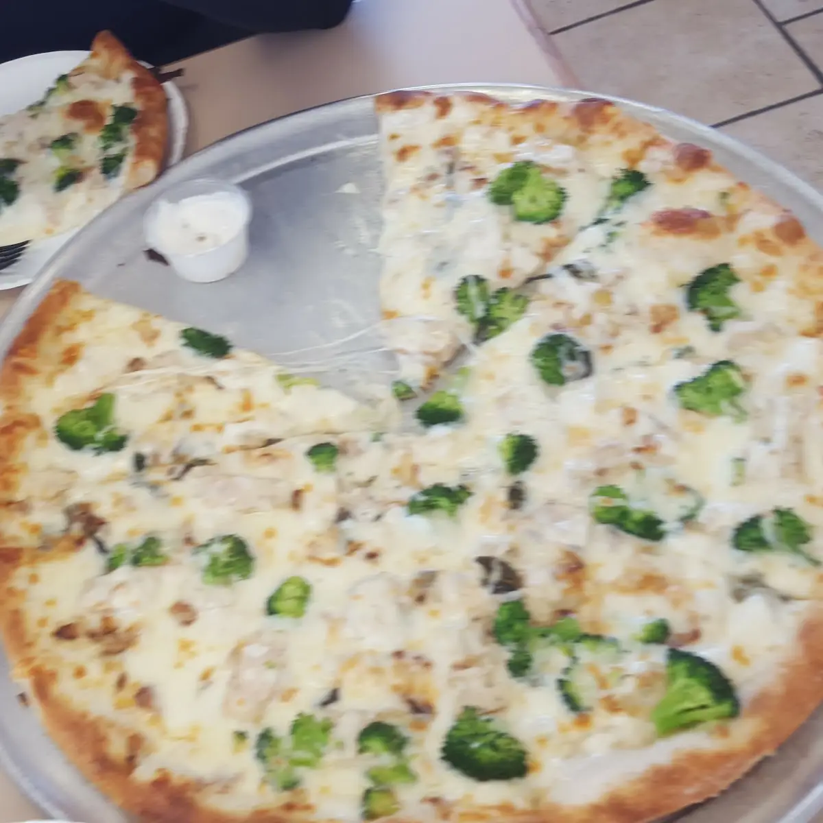 Chicken Alfredo Pizza Combination Special