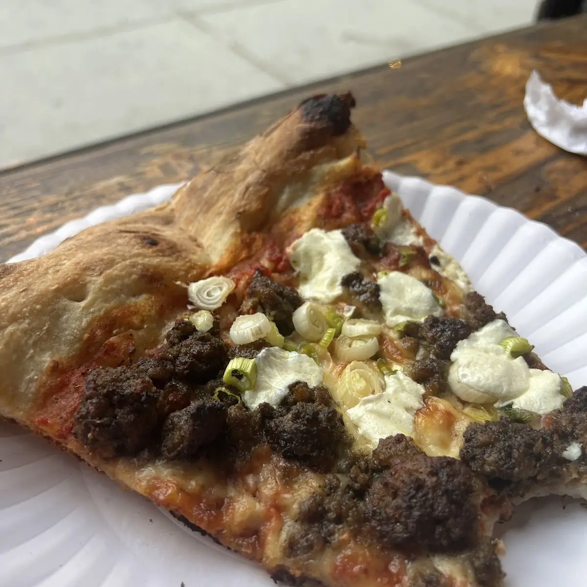 Jerk Sausage Pizza