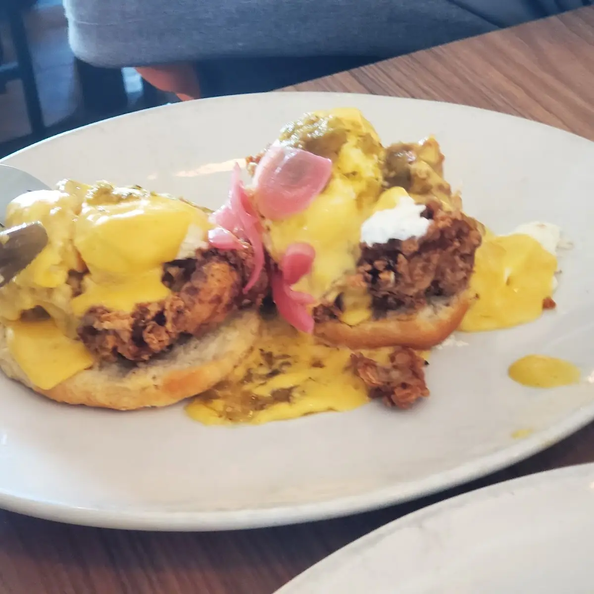 Crispy Chicken Benedict