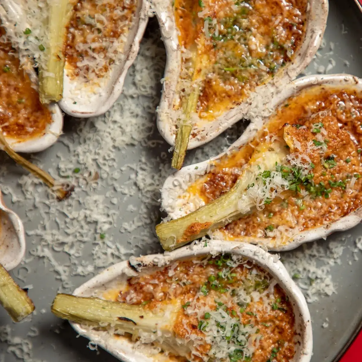 Artichoke Hearts on the Half Shell