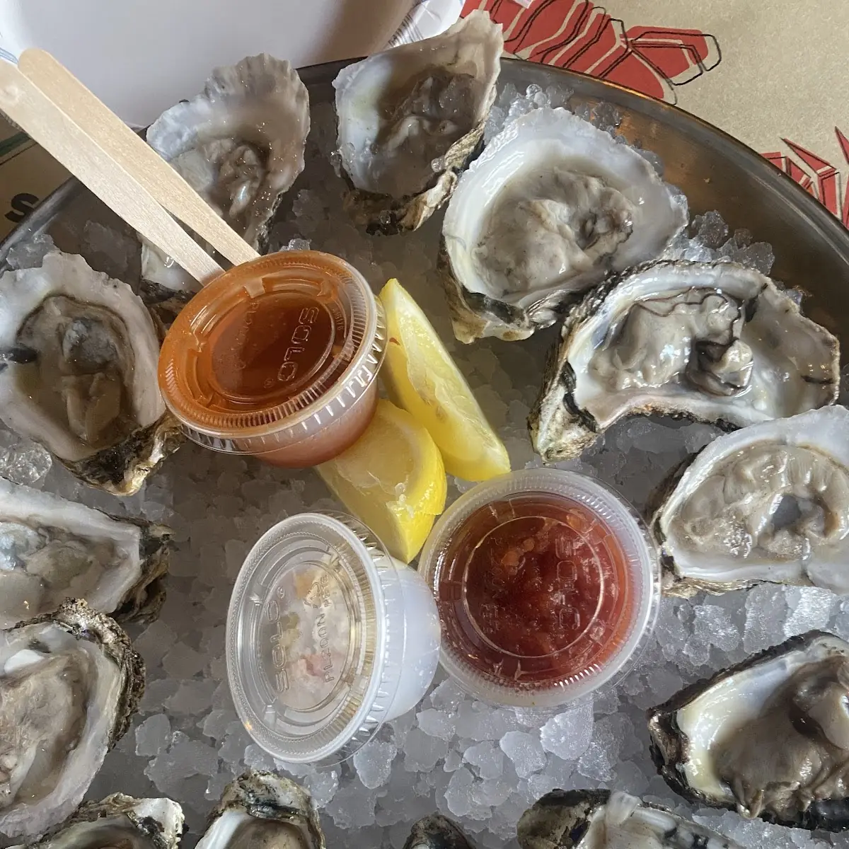 Blue Point Oysters on the Half Shell