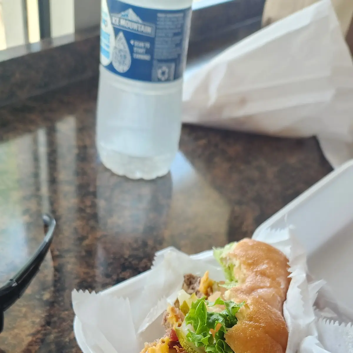 Donut Bacon Cheeseburger