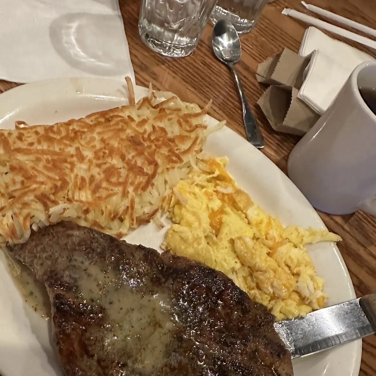New York Strip Steak & Eggs