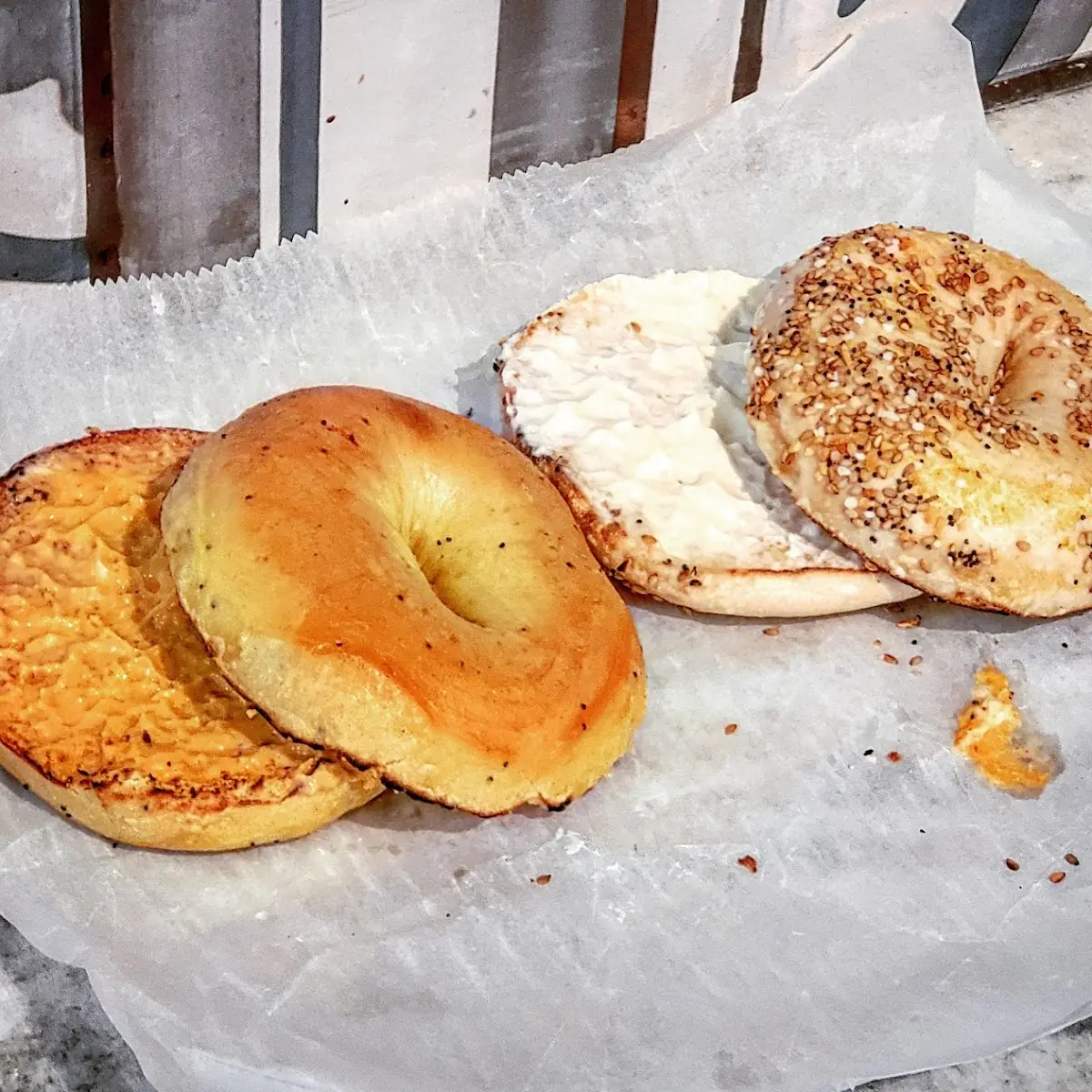 Everything Bagel with Cream Cheese