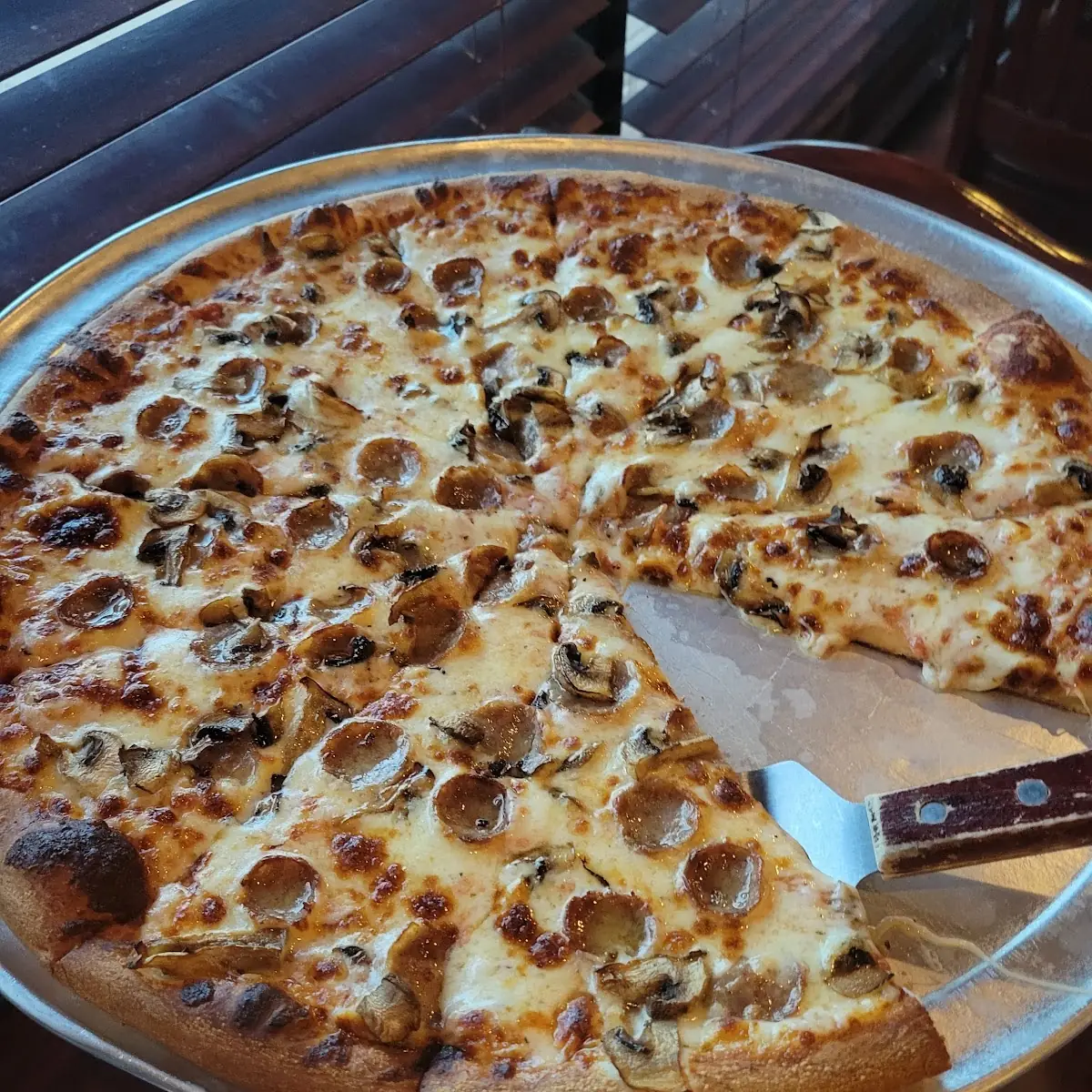 Sausage and Mushrooms Pizza