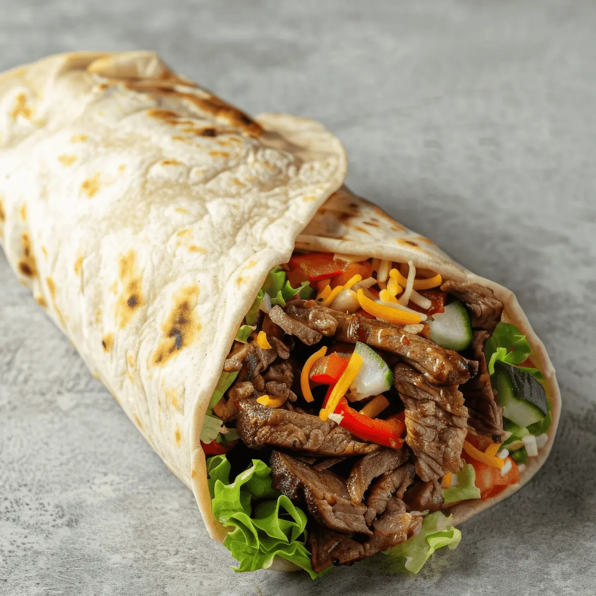 Steak Caesar Wrap