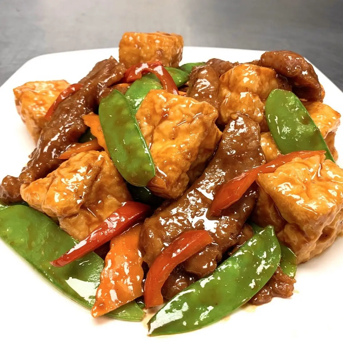 Bean Curd with Sichuan Style White Rice