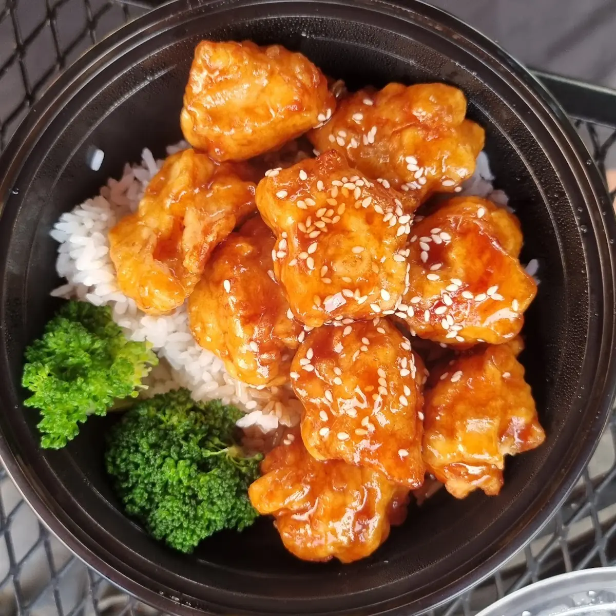 Sesame Chicken Rice Bowl